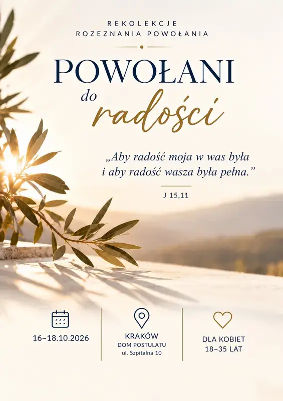 Rekolekcje: Powołani do radości