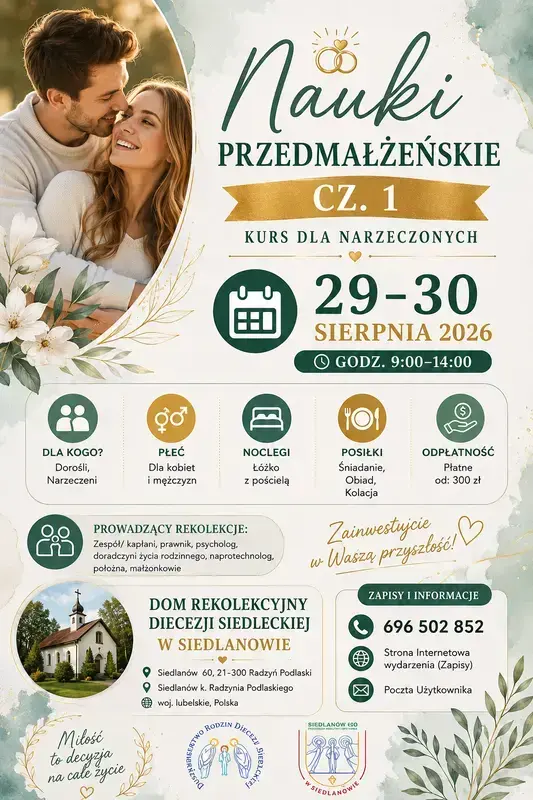 Nauki przedmałżeńskie cz. 1/Kurs dla narzeczonych